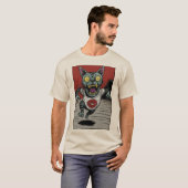 Camiseta Adulto Zombie Runner Cat - Front T-shirt (Voorkant volledig)