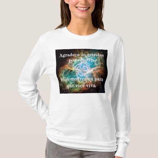 Camiseta Agradeça às estrelas T-shirt (Voorkant)
