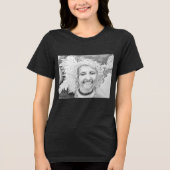 Camiseta Alegria (com desenho artístico autoral) Tri-Blend Shirt (Voorkant)