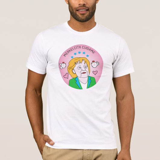 Camiseta Angela Merkel Merkelcita Plis T-shirt (Voorkant)