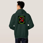 camiseta Anticomunismo - Não São Bem Vindos Hoodie (Achterkant volledig)