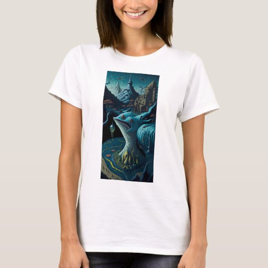 Camiseta artist style big fish t-shirt (Voorkant)