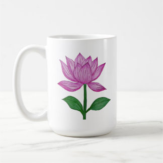 Camiseta básia mujer, con flor rosada koffiemok