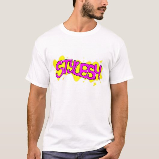 Camiseta Básica Branca Stylesh T-shirt (Voorkant)