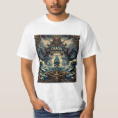 Camiseta Básica Masculina Escura Chaos Coordinator T-shirt (Voorkant)