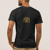 Camiseta básica negra Maison Rivière T-shirt (Achterkant)