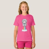 Camiseta básica para niñas t-shirt (Voorkant volledig)