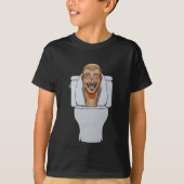 Camiseta básica para niños skibidi toliet t-shirt (Voorkant)