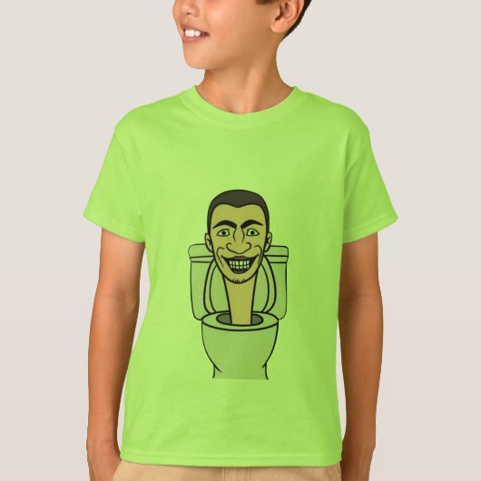 Camiseta básica para niños skibidi toliet t-shirt (Voorkant)