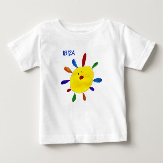 Camiseta bebe ibiza. (Voorkant)
