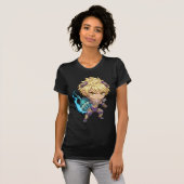 Camiseta Bella+Canvas Anunciante Chibi [M] T-shirt (Voorkant volledig)