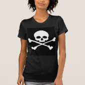 Camiseta Bella+Canvas Bandeira Pirata Clássica T-shirt (Voorkant)