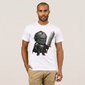 Camiseta Bella+Canvas Cavaleiro Blindado T-shirt (Voorkant volledig)