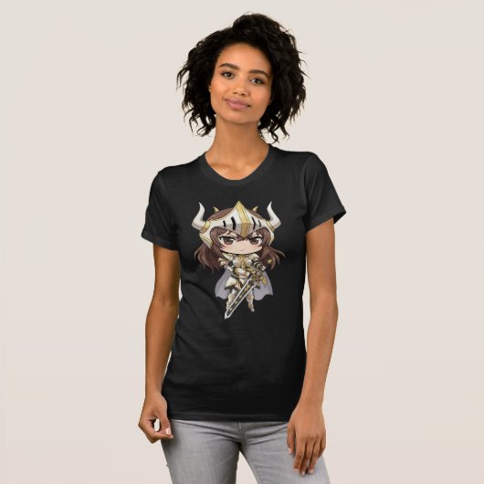 Camiseta Bella+Canvas Cavaleiro Chibi [F] T-shirt (Voorkant volledig)
