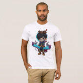 Camiseta Bella+Canvas Guardião da Floresta Mística T-shirt (Voorkant volledig)