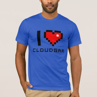 Camiseta Bella Canvas I love CLOUDGAR T-shirt
