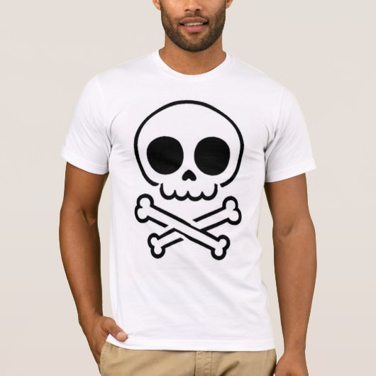 Camiseta Bella+Canvas Jolly Roger Fofo T-shirt (Voorkant)
