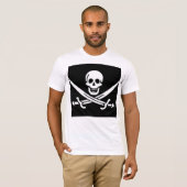 Camiseta Bella+Canvas Jolly Roger T-shirt (Voorkant volledig)