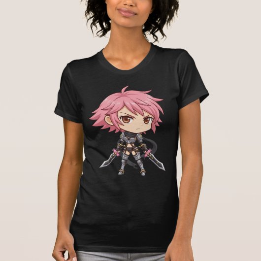Camiseta Bella+Canvas Lâmina Chibi [F] T-shirt (Voorkant)