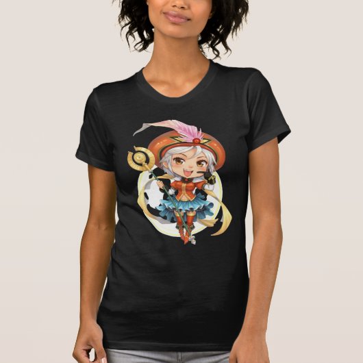 Camiseta Bella+Canvas Mago Elemental [F] T-shirt (Voorkant)