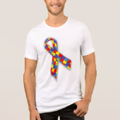Camiseta Bella+Canvas Tri-blend laço Shirt (Voorkant)