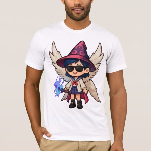 Camiseta Bella+Canvas Zuzu Anjo Mágico T-shirt (Voorkant)