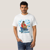 Camiseta blanca hombre - Galguitis Crónica T-shirt (Voorkant volledig)