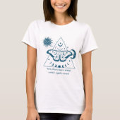 Camiseta Boho con mariposa y frases lunares T-shirt (Voorkant)