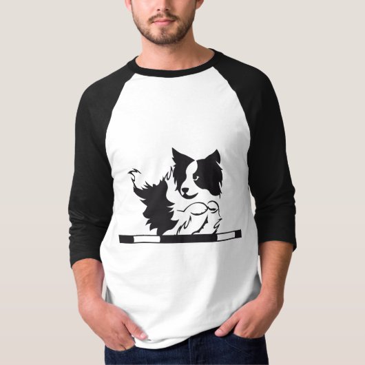 Camiseta Border Collie Agility T-shirt (Voorkant)
