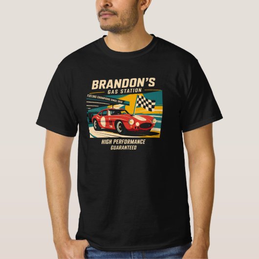 camiseta Brandon's Gas Station T-shirt (Voorkant)