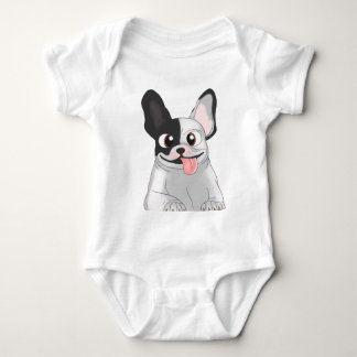 Camiseta buldogue romper