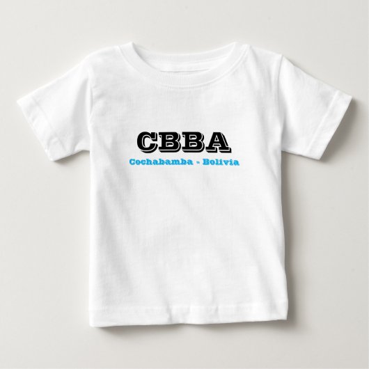 Camiseta CBBA Cochabamba Bolivia (Voorkant)