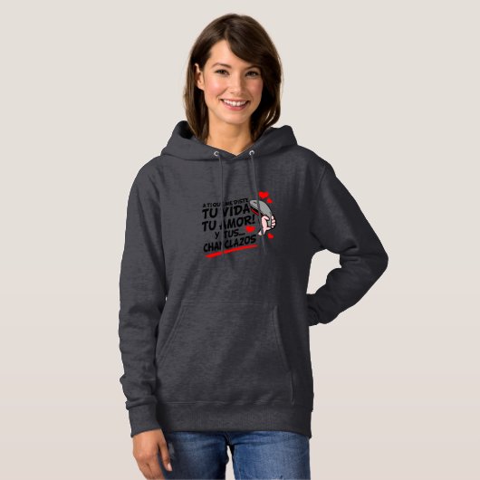 Camiseta "Chanclazo de Amor" – El Poder de la Chan Hoodie (Voorkant volledig)