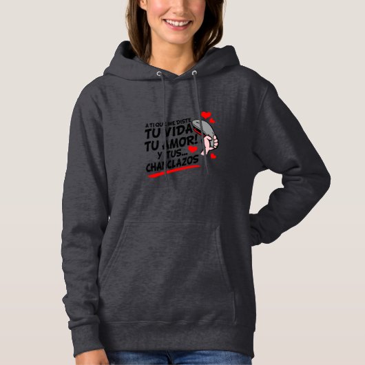 Camiseta "Chanclazo de Amor" – El Poder de la Chan Hoodie (Voorkant)