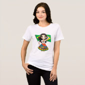 Camiseta chibi Estampado divertido Moda casual Art Tri-Blend Shirt (Voorkant volledig)
