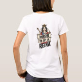 Camiseta Chica - Este Dia es único, soy la reina T-shirt (Achterkant)