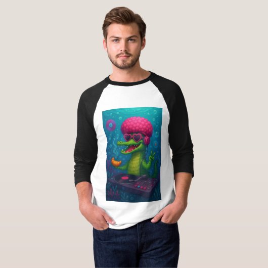 Camiseta Cocodrilo Cósmico  T-shirt (Voorkant volledig)