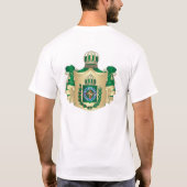 Camiseta com as armas do Império do Brasil. Shirt (Achterkant)