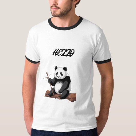 CAMISETA COM PANDA T-SHIRT (Voorkant)