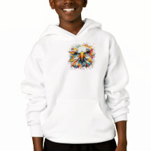 Camiseta con animales efecto pintura