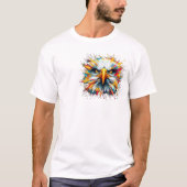 Camiseta con animales efecto pintura t-shirt (Voorkant)
