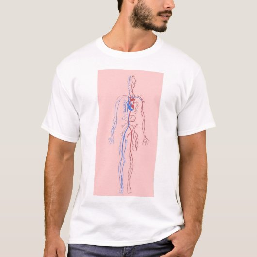 Camiseta con diseño anatómico  t-shirt (Voorkant)