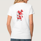 Camiseta con motivo de Flor de Cerezo T-shirt (Achterkant)