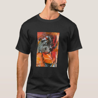 camiseta con pintura abstracta moderna t-shirt
