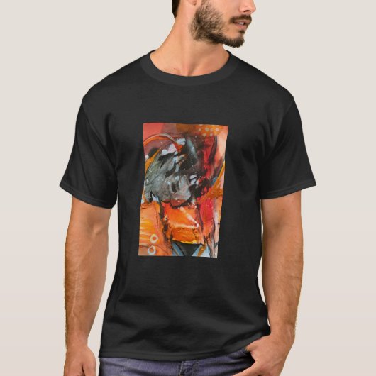 camiseta con pintura abstracta moderna t-shirt (Voorkant)