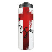 Camiseta Cristã Jesus Rei dos Reis - Soberania Fé! Thermosbeker (Voorkant)