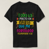 Camiseta cristiana en espanol Versiculo Spain Ch T-shirt (Design voorkant)
