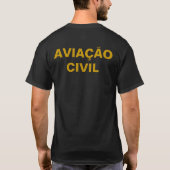 Camiseta da Aviação Civil - MaR 2010 T-shirt (Achterkant)