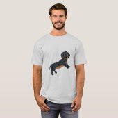 Camiseta Dachshund T-shirt (Voorkant volledig)