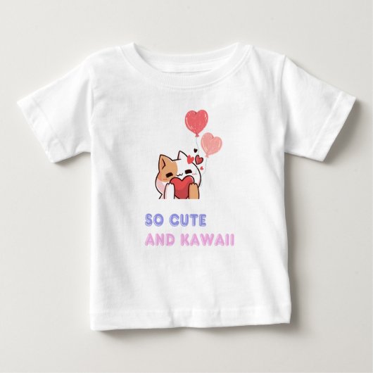 Camiseta de bebé diseño Cute Kawaii (Voorkant)